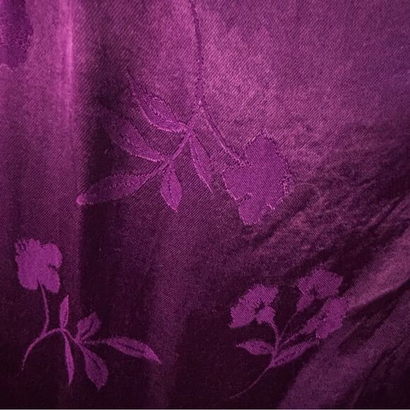 70’s Y2K Vintage Inspired Purple Midi Slip Dress Size 4 Wrap Around Fairycore - Picture 11 of 13